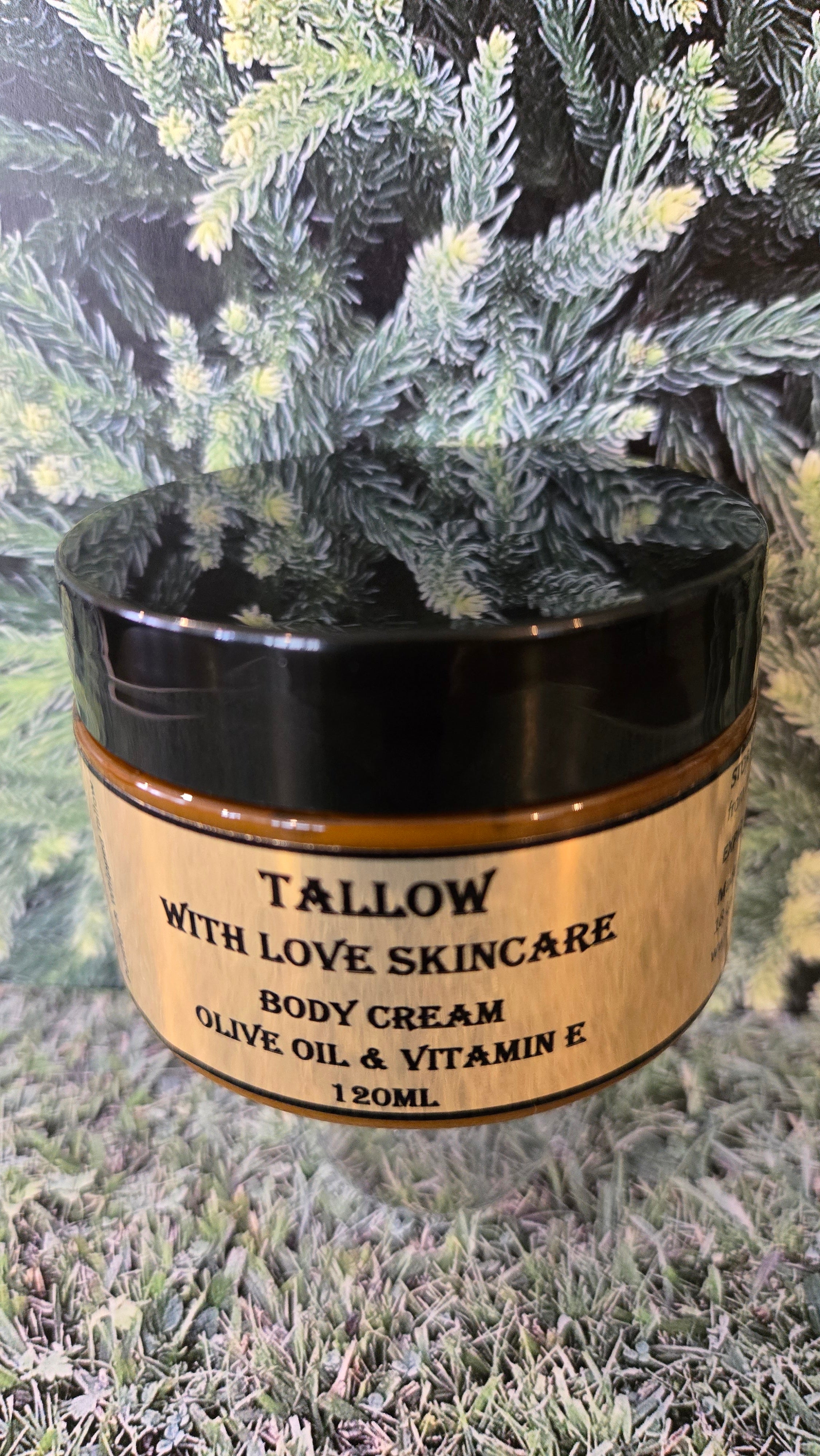 Tallow Body Cream With Olive Oil And Vitamin E