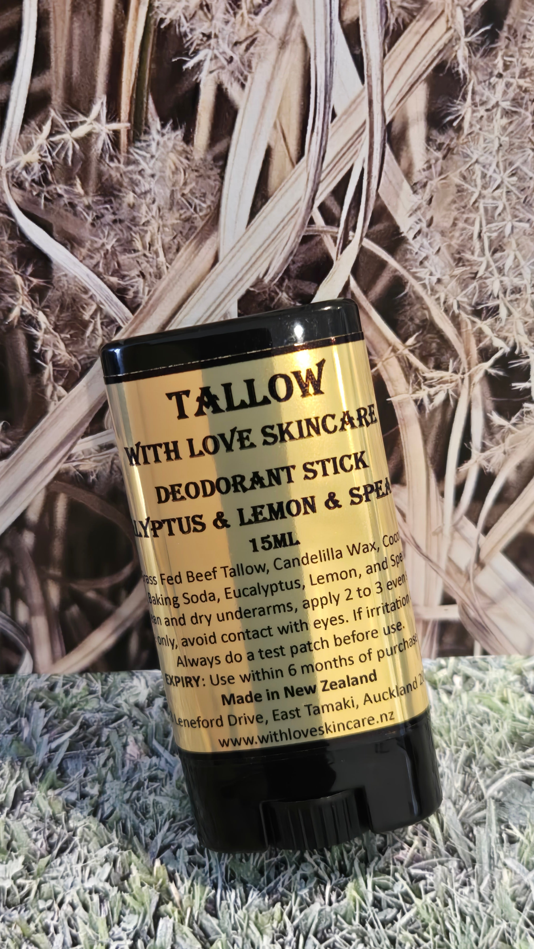 Tallow Deodorant Stick With Eucalyptus, Lemon And Spearmint