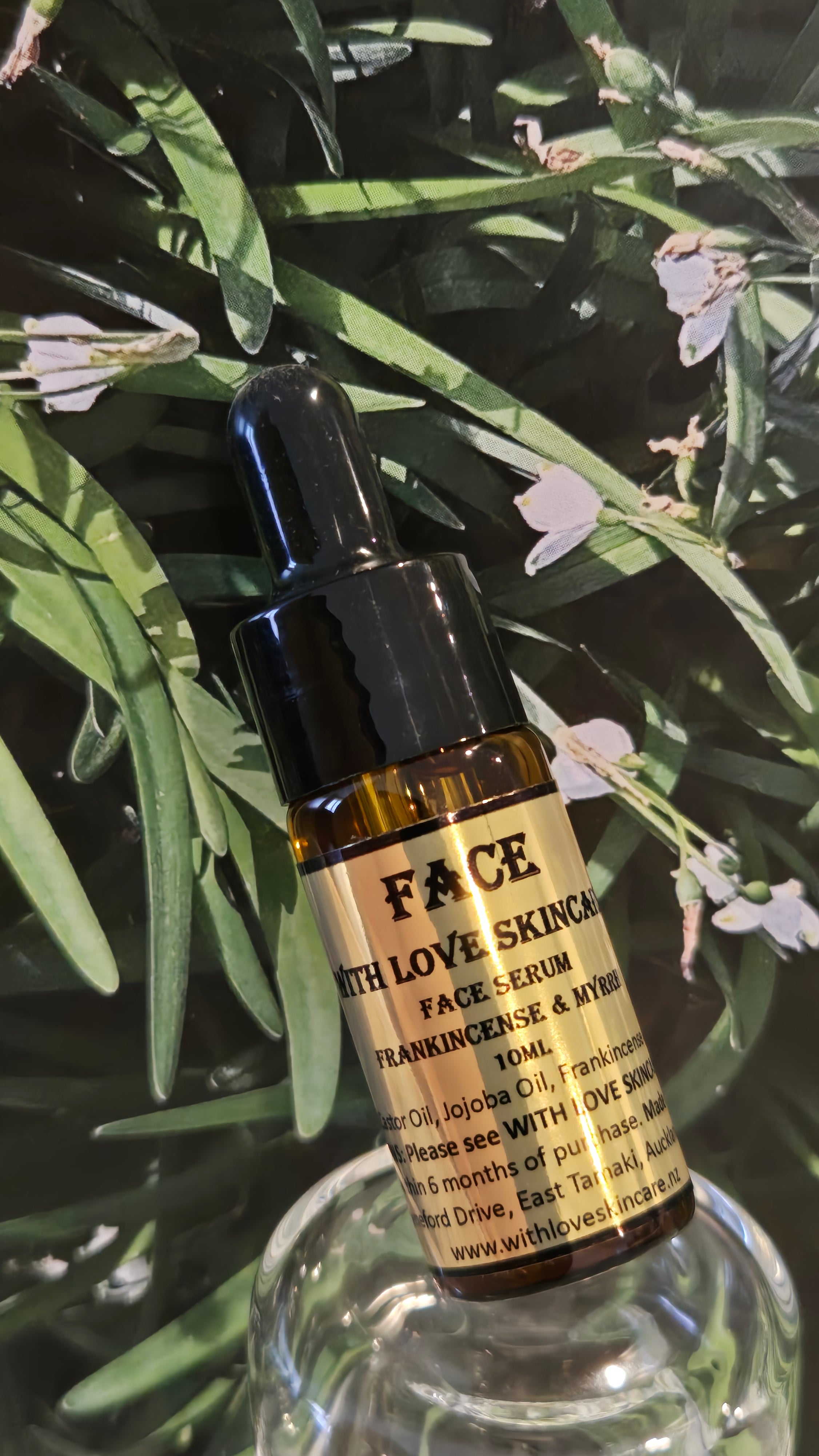 Face Serum With Frankincense And Myrrh – With Love Skincare