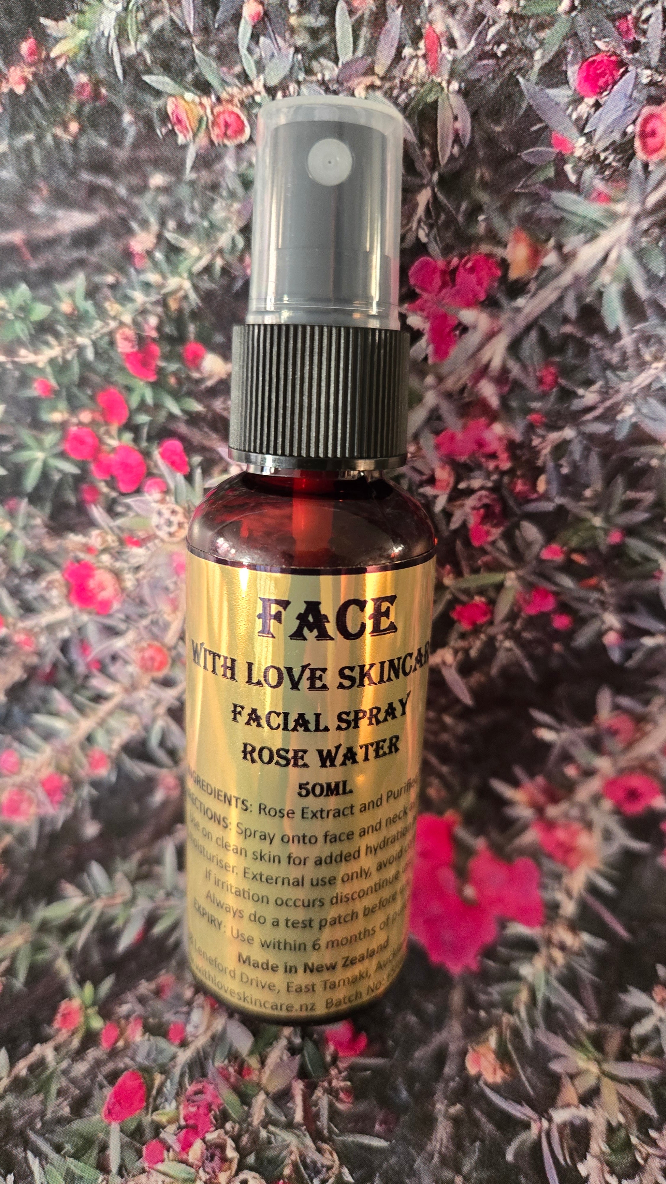 Facial Spray With Rose Water