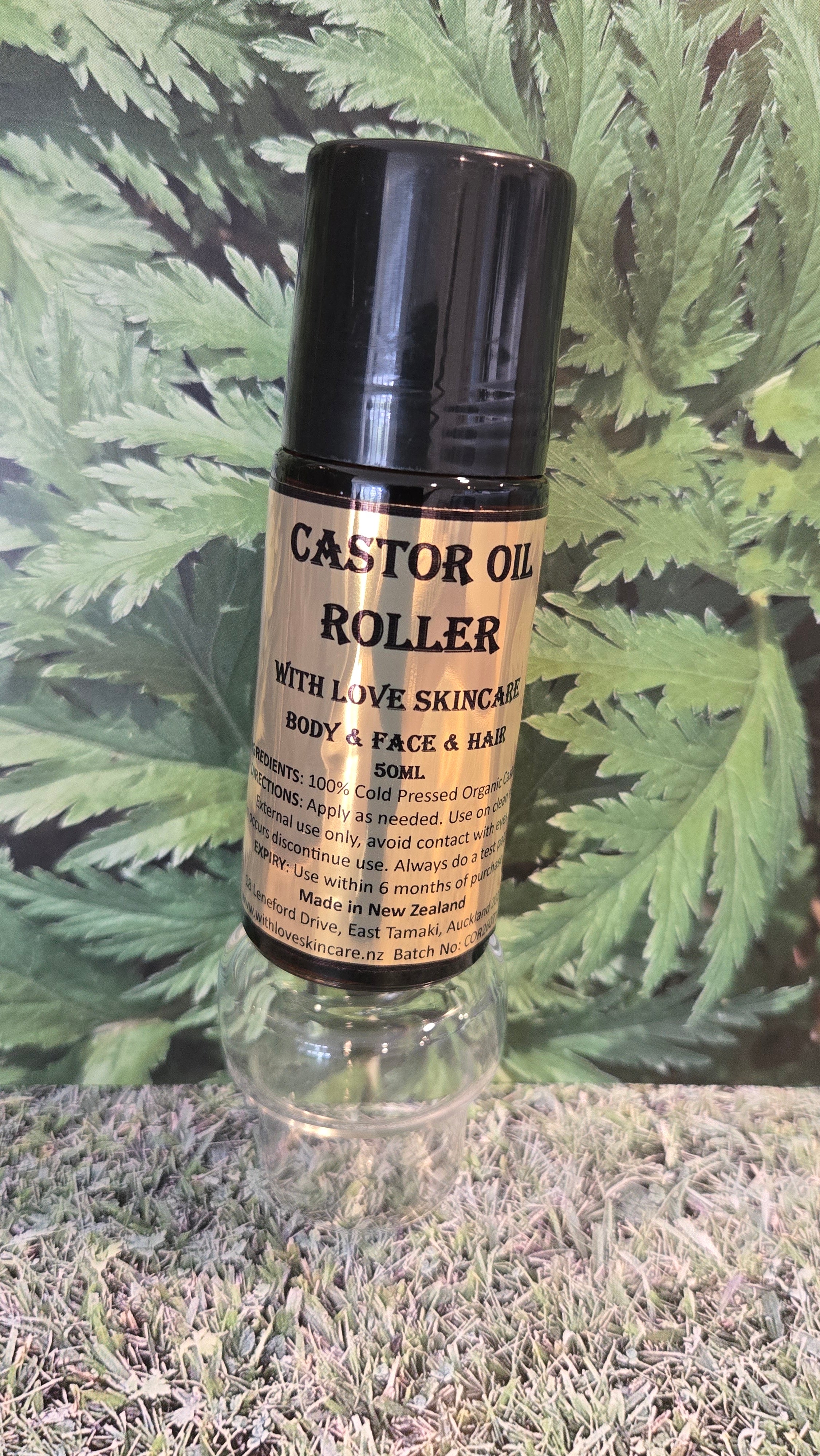 Castor Oil Roller (Travel size)
