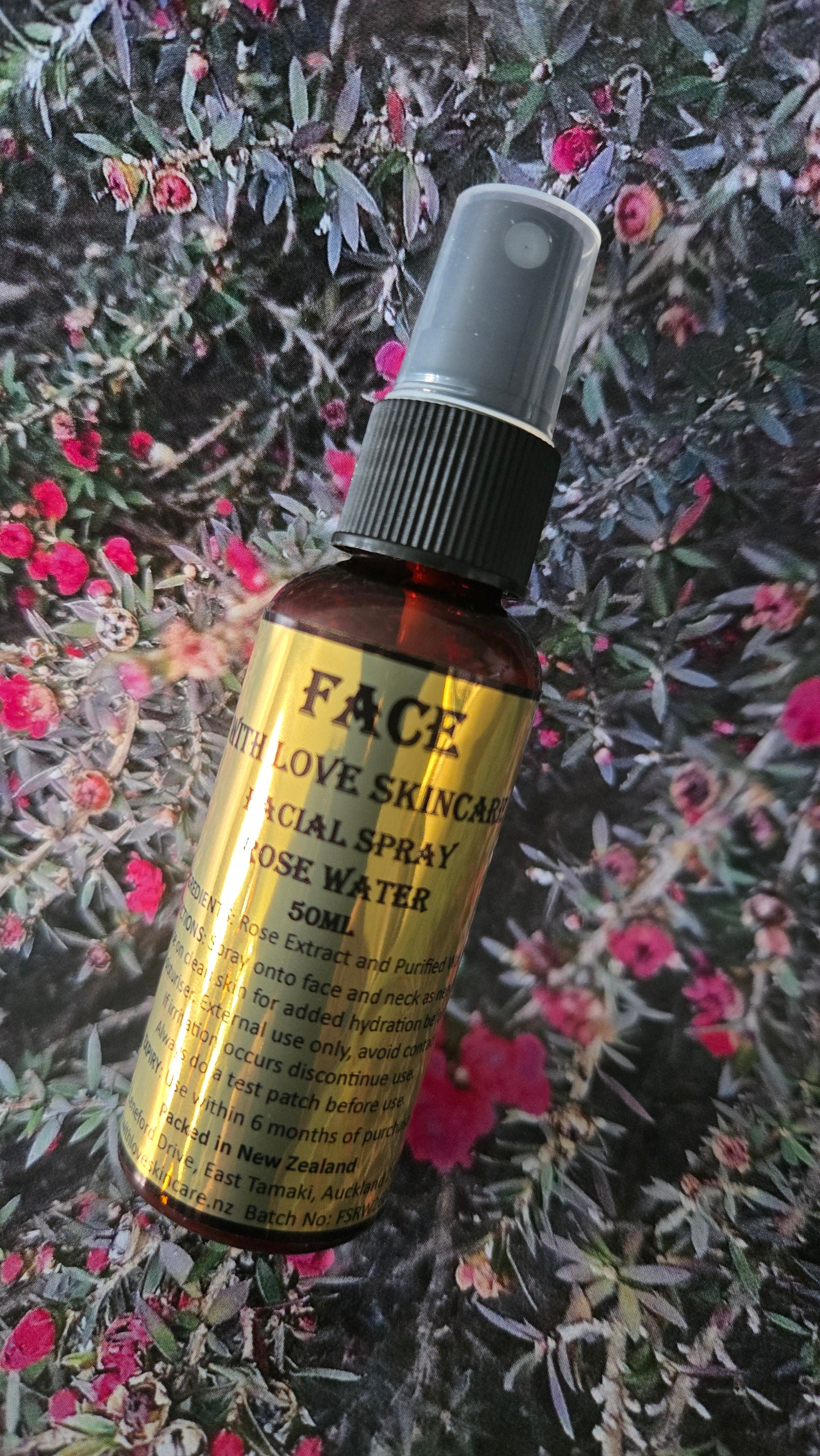 Facial Spray With Rose Water